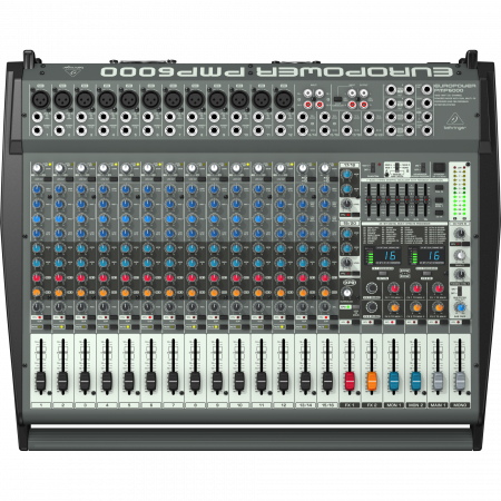 Behringer EUROPOWER PMP6000 20-channel 1600W powered mixer