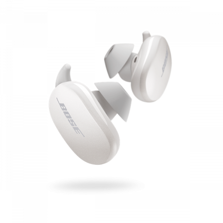 BOSE QuietComfort QC earbuds, bezdrôtové slúchadlá, bielé