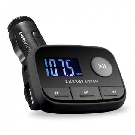 Energy Sistem f2 Black Knight autós MP3 lejátszó fekete