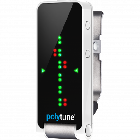 TC Electronic PolyTune Clip clip-on polyphonic tuner, silver