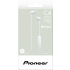 Pioneer SE-C4BT-W bezdrôtové slúchadlá, biele